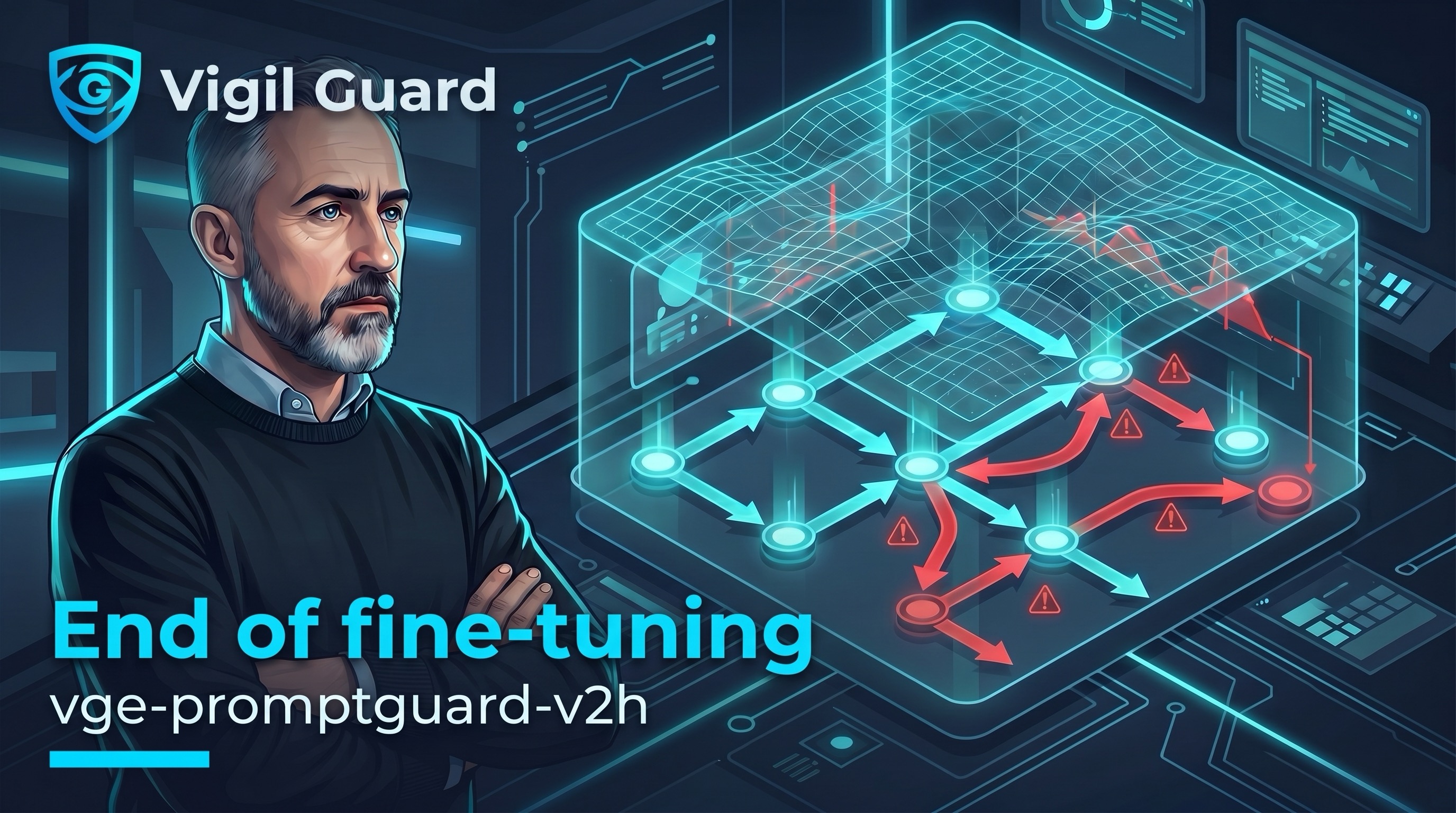 vge-promptguard-v2h: the end of fine-tuning for production guardrails